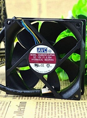 AVC 8025 8cm风扇 4线PWM温控 CPU风扇 静音 DS08025R12UP026