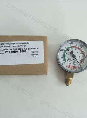 德国FEZER真空吊压力表  VACU-63-R1-U4-RG60