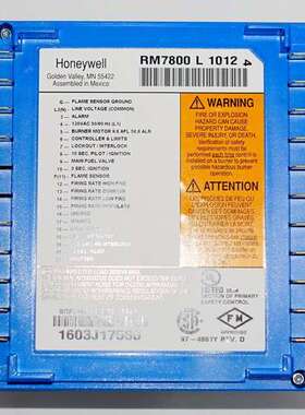 RM7800L1012 120V 美国honeywell燃烧控制器 RM7800L1053全新议价