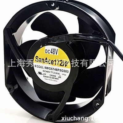 现货原装 SANYO 9WG5748P5G003 17251 48V 2.91A 17CM 变频器风机