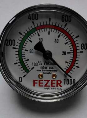 供应德国FEZER真空表VM-63-R1-4H-RH60(1.52.5.0008)