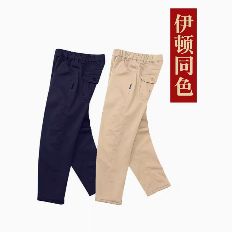 校服裤子卡其色中小学生休闲裤子