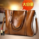 包包女2026新款 软皮手提包单肩包斜挎包大容量水桶包 真皮女包时尚