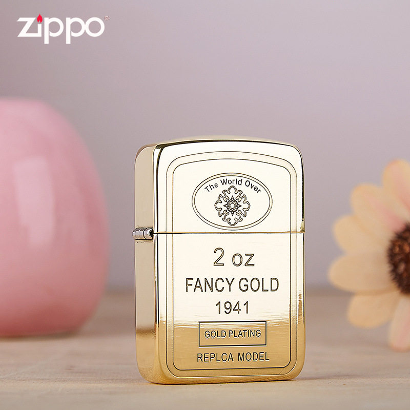 正品芝宝zippo打火机1941金砖经典复古防风点烟送男朋友礼物