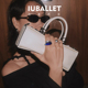 2025新品 IUBALLET 初简 小众设计法棍手提包头层牛皮单肩斜挎小包