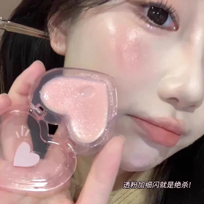 清透日系水光感~元气水光膏腮红收缩膨胀色自然脸部提亮立体高光