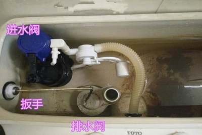 TOTO CW436SB CW436RB CW406马桶水箱配件大补水进水阀排水阀扳手