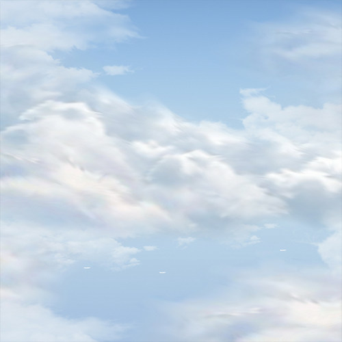 款蓝天白云儿童背景布写真布挂布