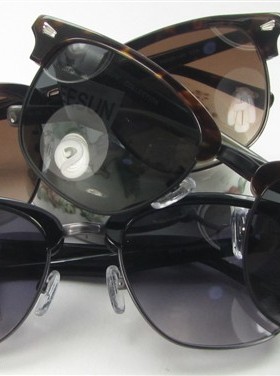 墨镜复古风眉毛可配近视太阳镜