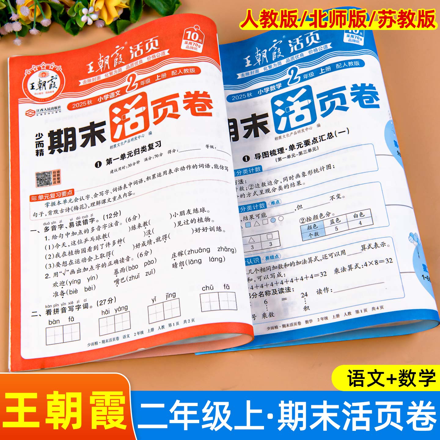 二年级上册期末活页卷王朝霞