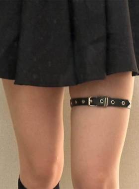 zls同款暗黑朋克辣妹腿链