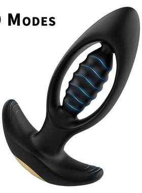 Hollow Anal Vibrator G Spot Prostate Massager Analplug Cli