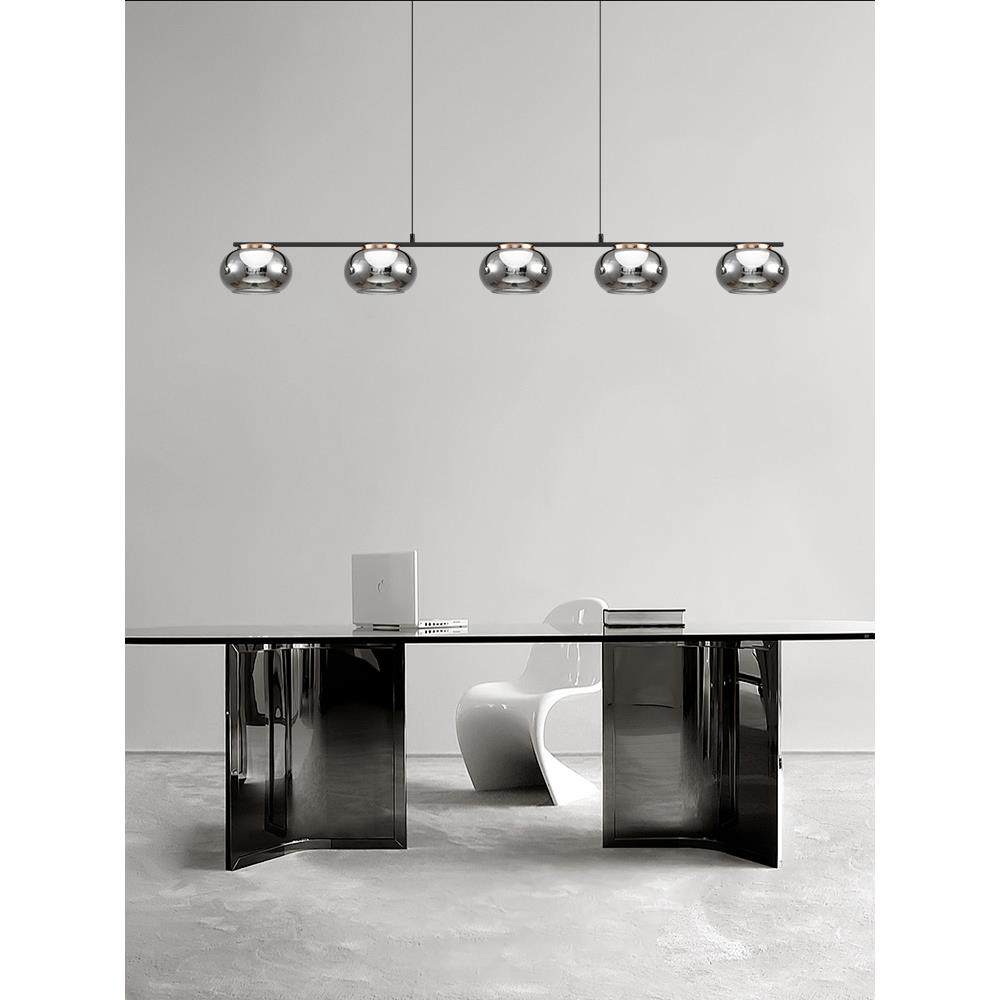 意式轻奢餐厅吊灯现代简约设计感创意柿子个性玻璃餐桌吧台长条灯,家装灯饰光源,餐厅吊灯,淘宝优惠券,粉丝福利购,淘宝优惠卷