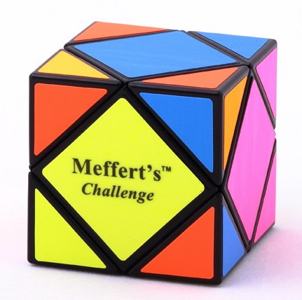 Mefferts Skewb斜转魔方比赛项目拉丝贴纸钢珠定位 专业收藏