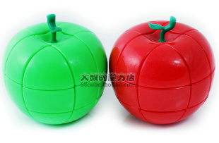 永骏苹果三阶魔方  Apple异形苹果3阶儿童益智玩具趣味魔方 特价
