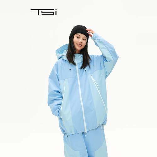 TSI映漾秦奋滑雪服拼色套装男女