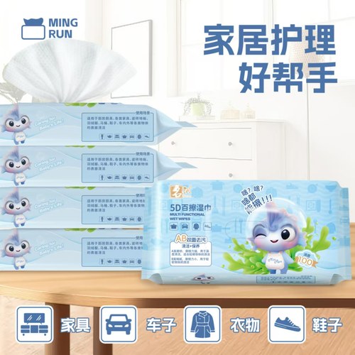 羽绒服衣物去污湿巾名润