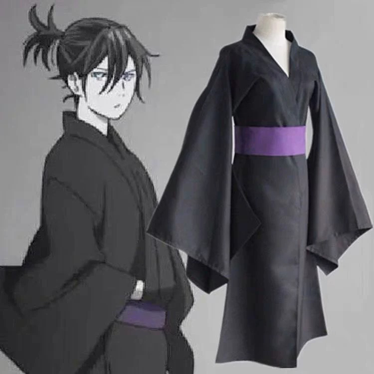 野良神cos服 武神夜斗cosplay服装 和服 浴衣战斗服袍子套装