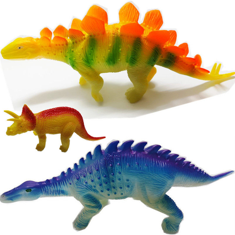 仿真大号夜光恐龙模型荧光发光恐龙玩具腕龙霸王龙副栉龙儿童玩具