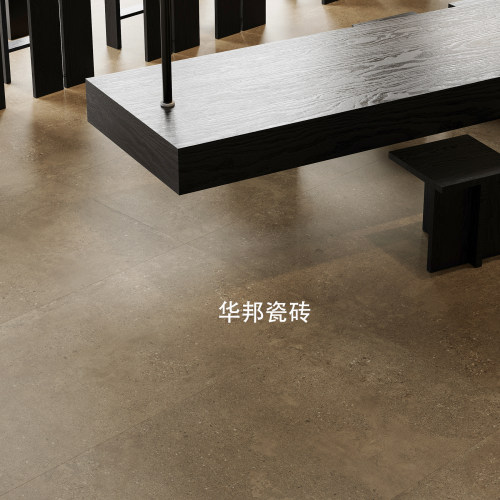 水磨石瓷砖600X1200中古风地板砖