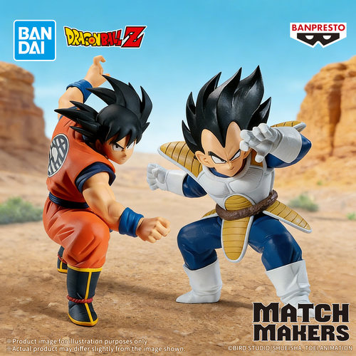 预定 万代眼镜厂 龙珠Z MATCH MAKERS 孙悟空VS贝吉塔 景品手办