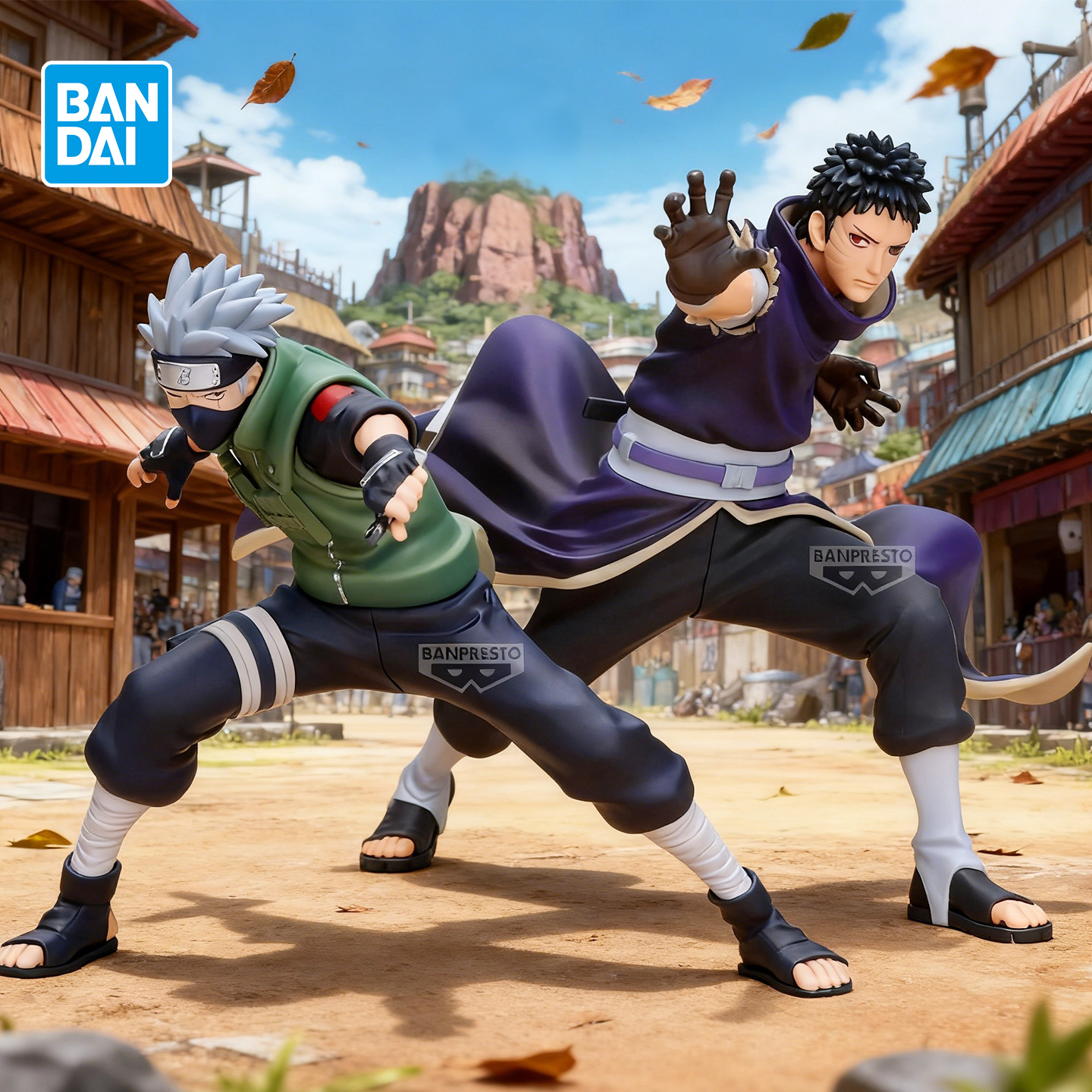 预定 万代眼镜厂 VS 火影忍者 旗木卡卡西 宇智波带土 景品手办