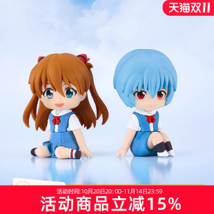新世纪福音战士 绫波丽 EVA 明日香 橡胶玩偶 粘土人Plus 预定GSC