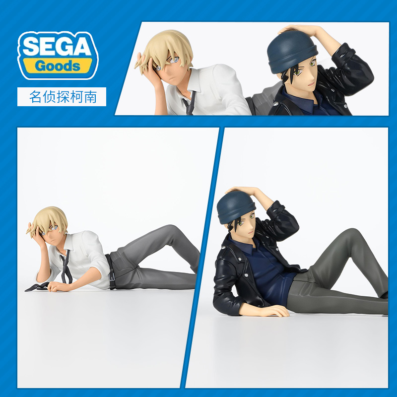 预定世嘉SEGA 名侦探柯南 赤井秀一 安室透 卧姿 泡面压 景品手办