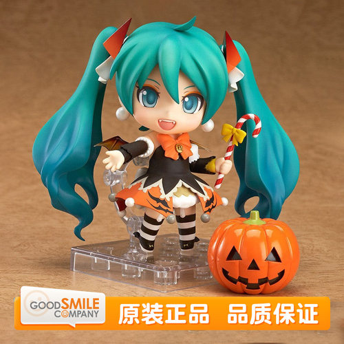 GSC 粘土人#448 初音未来 万圣节 MIKU 现货 Q版可动手办