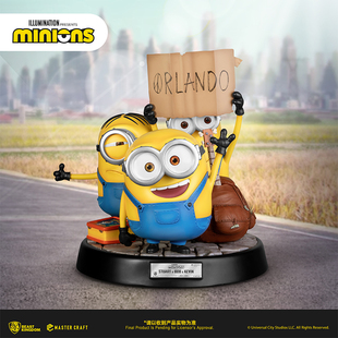 野兽王国神偷奶爸小黄人极匠系列斯图尔特鲍勃凯文雕像摆件手办