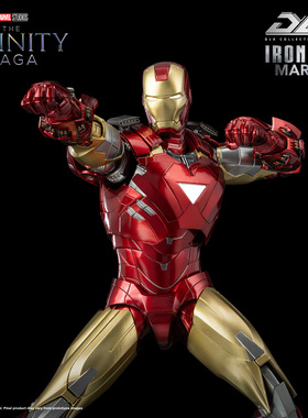 瑕疵 threezero 漫威无限传奇 钢铁侠MK6 可动手办模型人偶