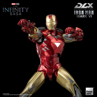 瑕疵 threezero 漫威无限传奇 钢铁侠MK6 可动手办模型人偶