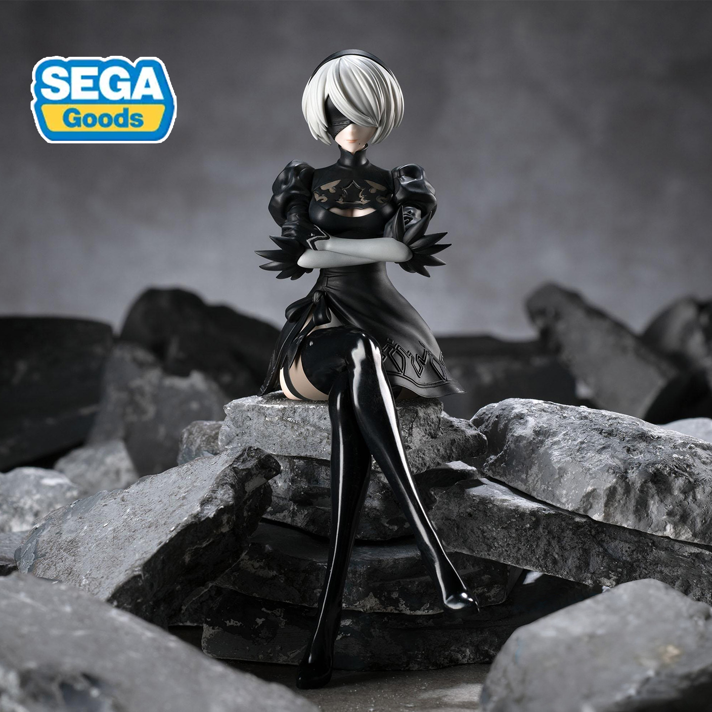 预定 世嘉 尼尔：自动人形 Ver1.1a 坐姿系列 景品手办 2B 景品