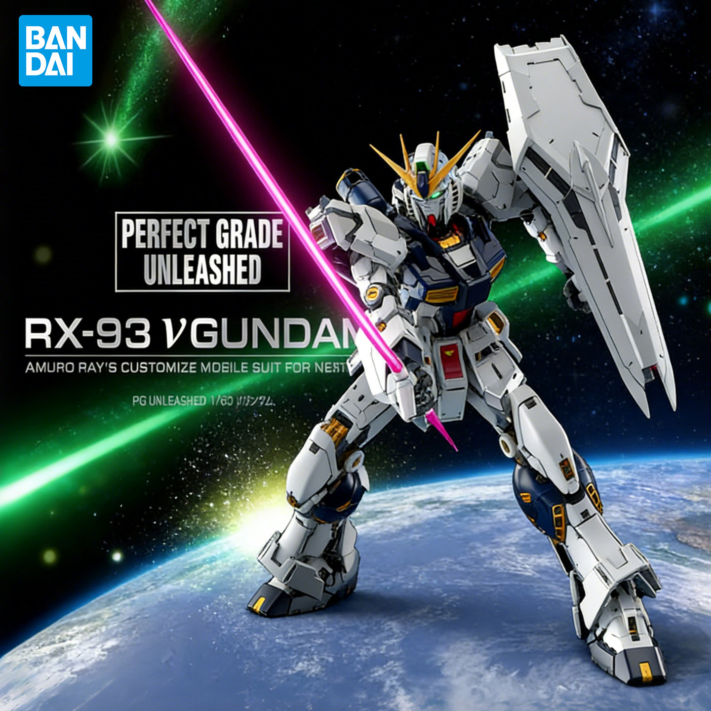 万代拼装模型 PG 1/60 PGU 逆袭的夏亚 RX-93 Nu 牛高达图片