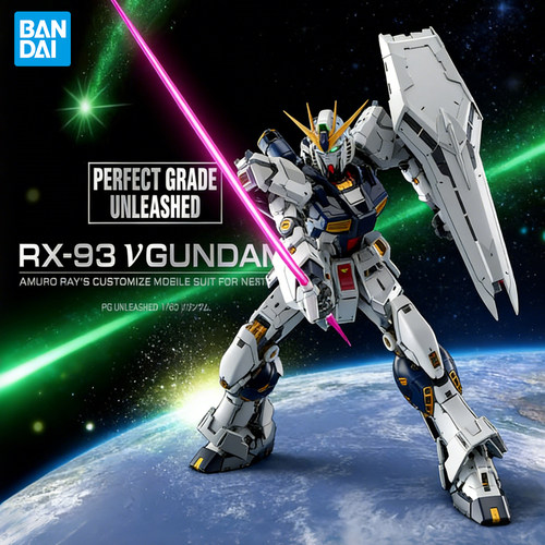 万代拼装模型 PG 1/60 PGU 逆袭的夏亚 RX-93 Nu 牛高达