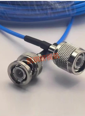 BNC公转TNC公蓝色RG316射频传感器线 BNC/TNC-JJ特氟龙镀银高频RF