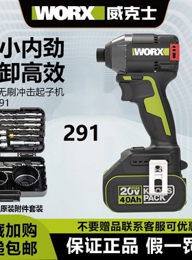 威克士起子机WU291D无刷锂电手枪钻电动螺丝批手电钻螺丝刀电起子