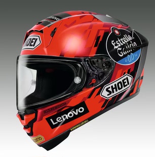 日本进口SHOEI摩托车头盔X14-X15红蚂蚁巴塞罗那招财猫跑车全盔