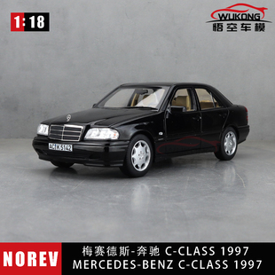 NOREV 1:18 Mercedes 奔驰C级 1997合金车模 成品收藏模型摆件