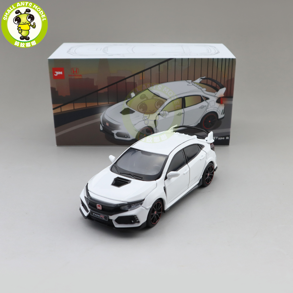 JKM 1/32本田思域TYPE-R合金汽车模型红标转向避震跑车儿童玩具车