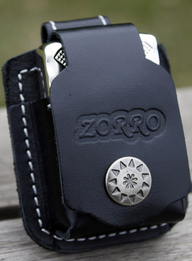 原装 zorro佐罗煤油打火机配件 皮套扣腰带送赠品真皮保护套 正品
