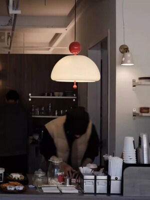 餐厅吧台玻璃法式奶油奶油玻璃