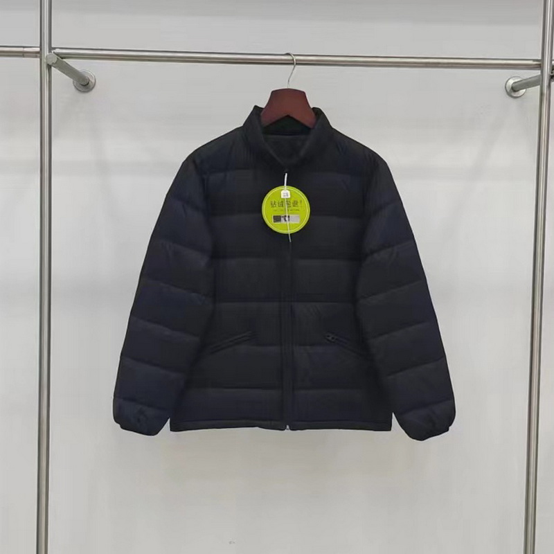 高蓬90白鹅绒宽松休闲立领羽绒服