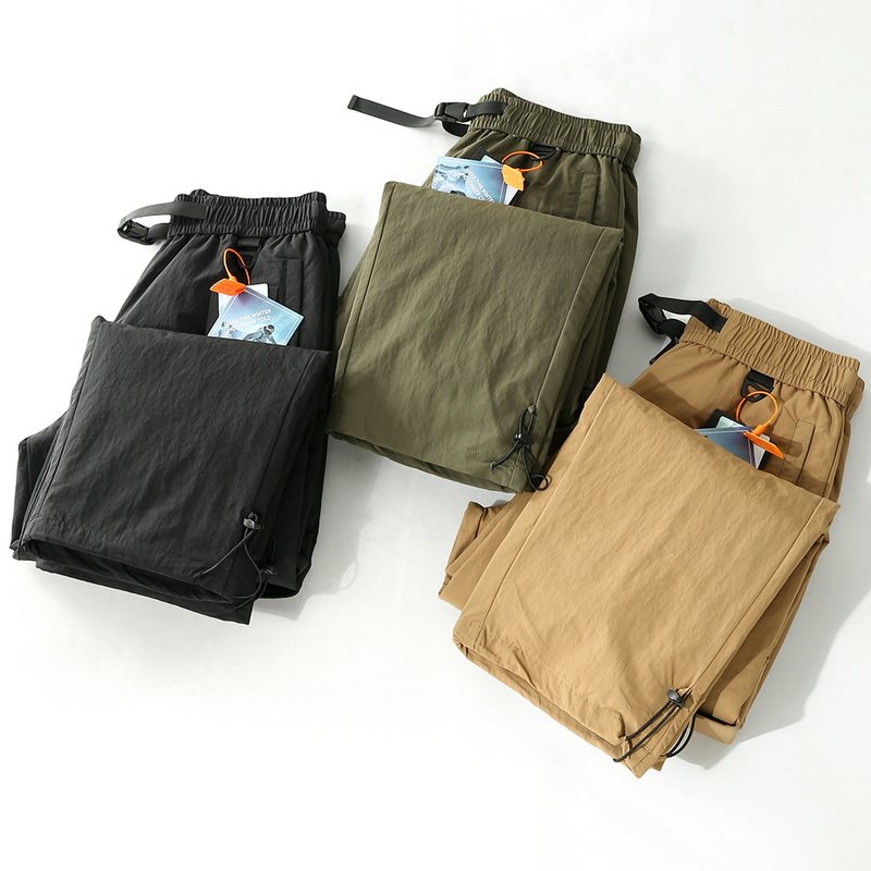 冬季新款高级户外防泼水90鸭绒保暖抗寒直筒束脚工装休闲羽绒裤男,男装,羽绒裤,淘宝优惠券,粉丝福利购,淘宝优惠卷