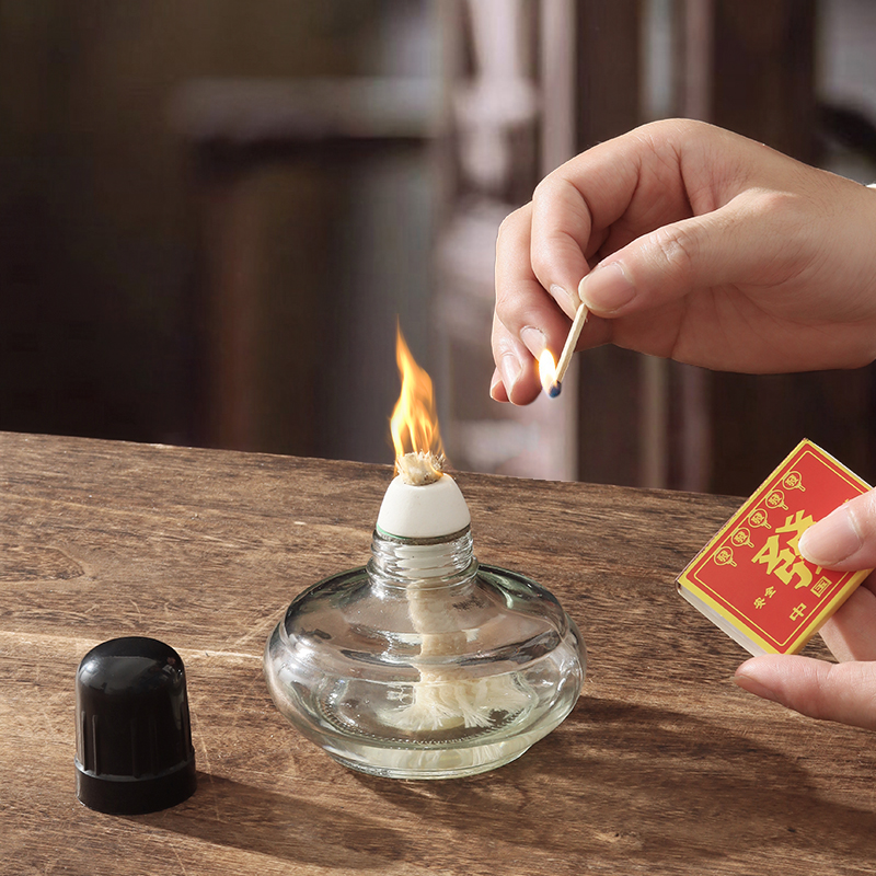 加厚防爆耐热玻璃酒精灯加热保温