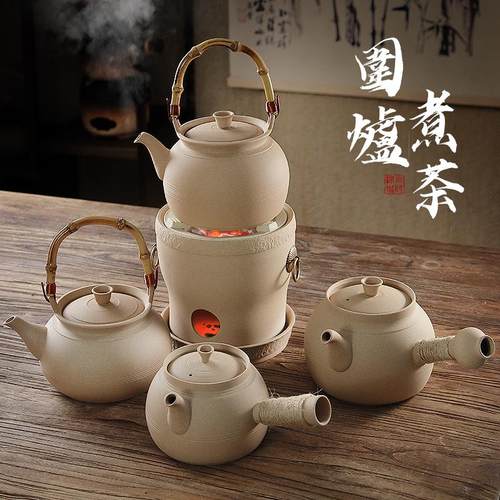 炭电两用炉砂铫壶棉小城原矿粗陶