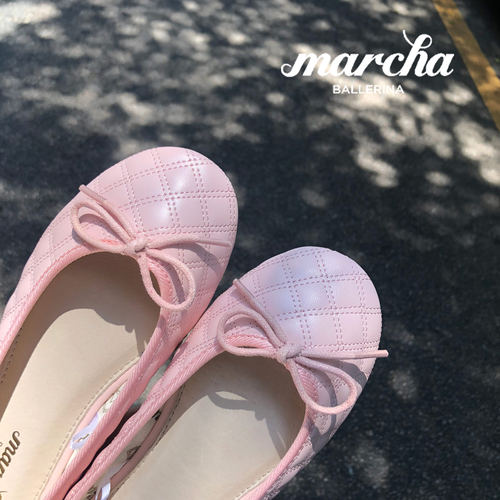 小香风marcha圆头浅口柔软女单鞋