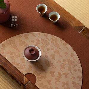 云纹茶垫知舍精梳全棉茶席