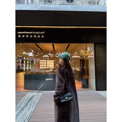 冰冰珍藏【顶奢】软薄轻暖每年都要拿出来炸场穿的长款进口拉贡