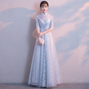 礼服艺考小众晚礼服女大气音乐演出气质钢琴演奏高端考试古筝声乐